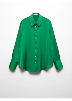 Mango Koszula Ideale 67034044 Zielony Regular Fit ze sklepu MODIVO w kategorii Koszule damskie - zdjęcie 172254200
