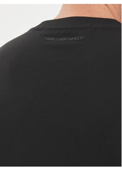KARL LAGERFELD T-Shirt 755148 542224 Czarny Regular Fit ze sklepu MODIVO w kategorii T-shirty męskie - zdjęcie 172254530