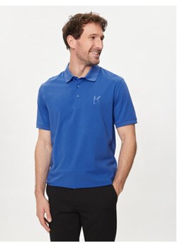 KARL LAGERFELD Polo 745890 542221 Niebieski Regular Fit ze sklepu MODIVO w kategorii T-shirty męskie - zdjęcie 172254701