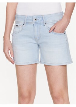 Pepe Jeans Szorty jeansowe Siouxie PL801002PE0 Błękitny Regular Fit ze sklepu MODIVO w kategorii Szorty - zdjęcie 172254724