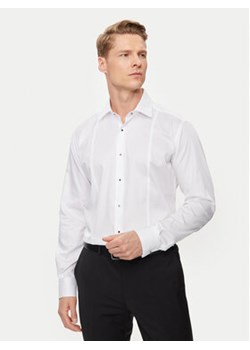 KARL LAGERFELD Koszula 605036 542602 Biały Regular Fit ze sklepu MODIVO w kategorii Koszule męskie - zdjęcie 172254762