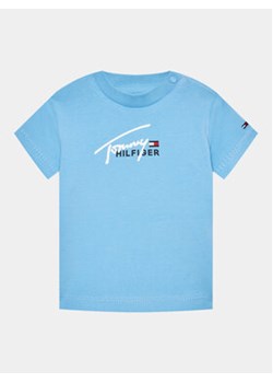 Tommy Hilfiger T-Shirt KN0KN01621 Błękitny Regular Fit ze sklepu MODIVO w kategorii T-shirty chłopięce - zdjęcie 172254942