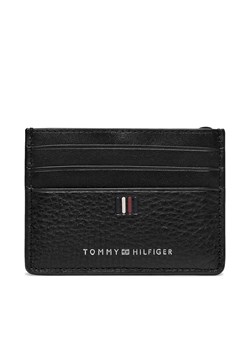 Etui na karty kredytowe Tommy Hilfiger Th Central Cc Holder AM0AM11858 Czarny ze sklepu eobuwie.pl w kategorii Etui - zdjęcie 172256110