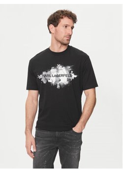 KARL LAGERFELD T-Shirt 755148 542224 Czarny Regular Fit ze sklepu MODIVO w kategorii T-shirty męskie - zdjęcie 172256433