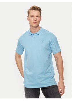 KARL LAGERFELD Polo 745028 542232 Niebieski Regular Fit ze sklepu MODIVO w kategorii T-shirty męskie - zdjęcie 172256481