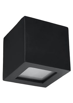 Czarny ceramiczny kinkiet sześcian - EX713-Les ze sklepu Edinos.pl w kategorii Lampy ścienne - zdjęcie 172256842