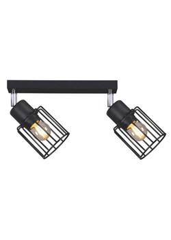 Czarna lampa sufitowa z reflektorami - 4X S148 C9-F21 ze sklepu Edinos.pl w kategorii Lampy sufitowe - zdjęcie 172256931