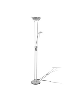Srebrna stojąca lampa podłogowa LED do czytania - EX05-Notra ze sklepu Edinos.pl w kategorii Lampy podłogowe - zdjęcie 172257042