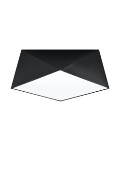 Czarny nowoczesny plafon - EX590-Hexi ze sklepu Edinos.pl w kategorii Lampy sufitowe - zdjęcie 172257070