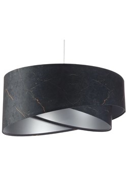 Czarno-srebrna lampa wisząca glamour - EXX15-Magela ze sklepu Edinos.pl w kategorii Lampy wiszące - zdjęcie 172257212