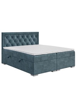 Podwójne łóżko kontynentalne 120x200 Flores - 40 kolorów ze sklepu Edinos.pl w kategorii Łóżka i materace - zdjęcie 172257491