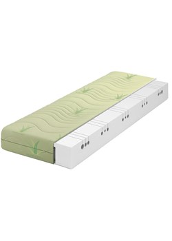 Materac z pianki z pokrowcem aloe vera 120x200 F1-N35 ze sklepu Edinos.pl w kategorii Łóżka i materace - zdjęcie 172257561