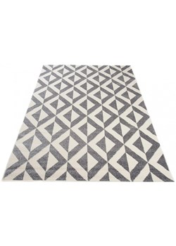 Szary dywan skandynawski w geometryczny wzór - Maero 6X ze sklepu Edinos.pl w kategorii Dywany - zdjęcie 172257794