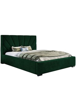 Dwuosobowe łóżko z zagłówkiem 160x200 Rayon 3X - 36 kolorów ze sklepu Edinos.pl w kategorii Łóżka i materace - zdjęcie 172257903