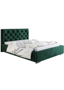 Pojedyncze łóżko pikowany zagłówek 90x200 Loran 2X - 36 kolorów ze sklepu Edinos.pl w kategorii Łóżka i materace - zdjęcie 172258453