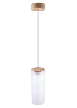 Biała lampa wisząca zwis tuba - S236-Pavla ze sklepu Edinos.pl w kategorii Lampy wiszące - zdjęcie 172258764