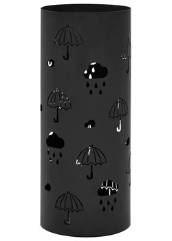 Czarny stalowy stojak na parasole - Istro 2S ze sklepu Edinos.pl w kategorii Dom - zdjęcie 172259401
