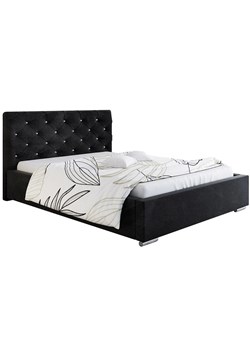 Dwuosobowe łóżko z pojemnikiem 140x200 Loran 3X - 36 kolorów ze sklepu Edinos.pl w kategorii Łóżka i materace - zdjęcie 172259672