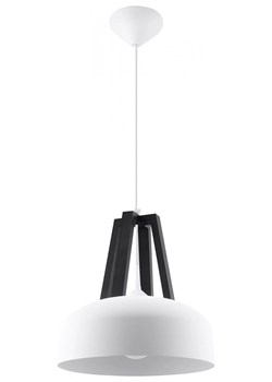 Biała lampa w stylu skandynawskim - EX516-Casko ze sklepu Edinos.pl w kategorii Lampy wiszące - zdjęcie 172259682