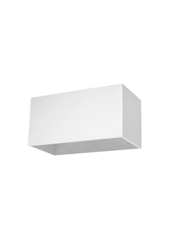 Biały prostokątny kinkiet LED - EX529-Quas ze sklepu Edinos.pl w kategorii Lampy ścienne - zdjęcie 172259744