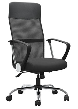 Czarny obrotowy fotel biurowy do komputera - Ferno ze sklepu Edinos.pl w kategorii Krzesła biurowe - zdjęcie 172260000