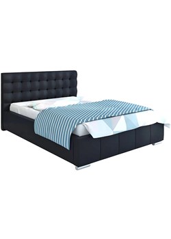 Pikowane łóżko z zagłówkiem 160x200 Elber 3X - 36 kolorów ze sklepu Edinos.pl w kategorii Łóżka i materace - zdjęcie 172260153