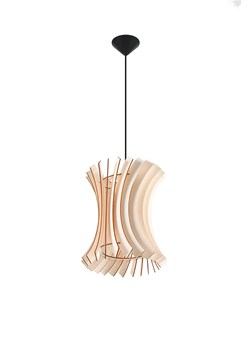 Drewniana lampa wisząca w stylu skandynawskim - EX566 N1-W45 ze sklepu Edinos.pl w kategorii Lampy wiszące - zdjęcie 172260170