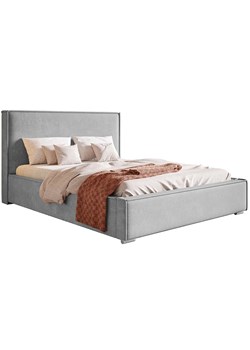 Podwójne łóżko z zagłówkiem 160x200 Eger 3X - 36 kolorów ze sklepu Edinos.pl w kategorii Łóżka i materace - zdjęcie 172260451