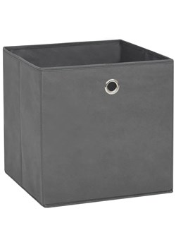 Szary zestaw 4 pudełek do przechowywania - Fiwa 3X ze sklepu Edinos.pl w kategorii Pudełka i pojemniki - zdjęcie 172261241