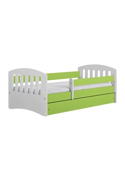 Łóżko dziecięce z szufladą i materacem Pinokio 2X 80x140 - zielone ze sklepu Edinos.pl w kategorii Łóżka dziecięce - zdjęcie 172261771
