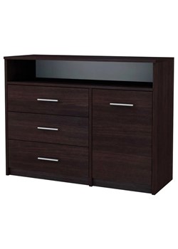Minimalistyczna Komoda Z Szufladami Wenge Irfa ze sklepu Edinos.pl w kategorii Komody - zdjęcie 172262812