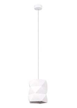 Biała ceramiczna lampa wisząca - A439-Tomox ze sklepu Edinos.pl w kategorii Lampy wiszące - zdjęcie 172263121