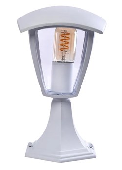 Mała lampa ogrodowa biała - N002-Xarius ze sklepu Edinos.pl w kategorii Oświetlenie ogrodowe - zdjęcie 172263133