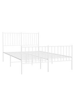 Białe metalowe łóżko industrialne 120x200 cm - Romaxo ze sklepu Edinos.pl w kategorii Łóżka i materace - zdjęcie 172263702
