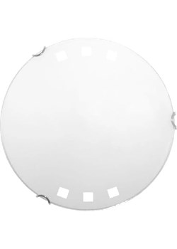 Klasyczny szklany plafon 30 cm - S930-Lugixo ze sklepu Edinos.pl w kategorii Lampy sufitowe - zdjęcie 172263824