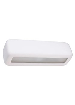 Biały ceramiczny kinkiet minimalistyczny - S490-Stormi ze sklepu Edinos.pl w kategorii Lampy ścienne - zdjęcie 172264063