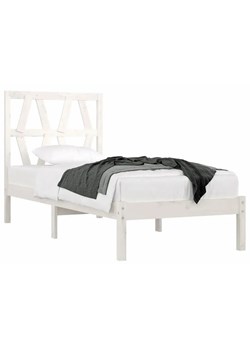 Białe jednoosobowe łóżko drewniane 90x200 - Yoko 3X ze sklepu Edinos.pl w kategorii Łóżka i materace - zdjęcie 172264592