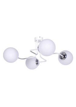 Biała nowoczesna lampa sufitowa - S757-Lonrix ze sklepu Edinos.pl w kategorii Lampy sufitowe - zdjęcie 172264804