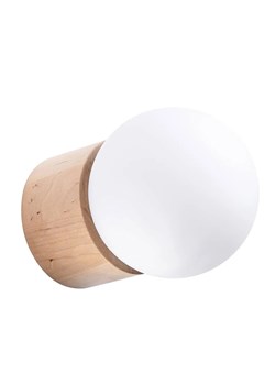Skandynawski kinkiet drewno + szkło - 3X A435 Savona ze sklepu Edinos.pl w kategorii Lampy ścienne - zdjęcie 172264933