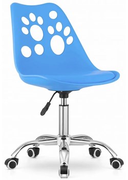 Niebieski mobilny fotel dla dziecka do nauki - Parpa ze sklepu Edinos.pl w kategorii Meble dziecięce - zdjęcie 172265414
