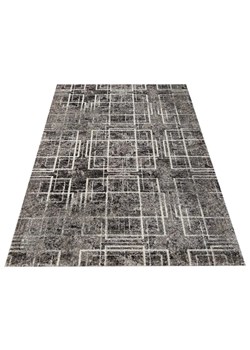 Szary nowoczesny dywan we wzory - Sengalo 5X ze sklepu Edinos.pl w kategorii Dywany - zdjęcie 172265601