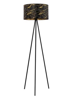 Czarno-złota lampa podłogowa trójnóg - S700-Porsa ze sklepu Edinos.pl w kategorii Lampy podłogowe - zdjęcie 172266054