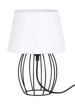 Biało-czarna druciana lampka stołowa - A09-Ceva ze sklepu Edinos.pl w kategorii Lampy stołowe - zdjęcie 172266081