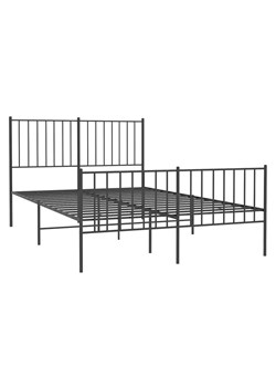 Czarne metalowe łóżko loftowe 120x200cm - Romaxo ze sklepu Edinos.pl w kategorii Łóżka i materace - zdjęcie 172266261
