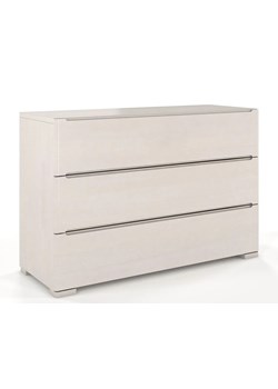 Komoda drewniana 3 szuflady Ventos 2S - Biały mat ze sklepu Edinos.pl w kategorii Komody - zdjęcie 172266710