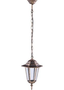 Czarno-złota lampa wisząca na balkon i taras - S332-Relva ze sklepu Edinos.pl w kategorii Lampy wiszące - zdjęcie 172266813