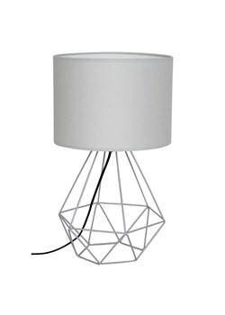 Szara industrialna lampa stołowa - K382-Baleo ze sklepu Edinos.pl w kategorii Lampy stołowe - zdjęcie 172267412