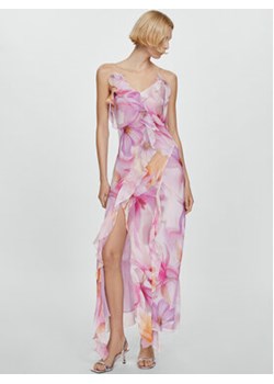 Mango Sukienka koktajlowa Azalea 67007140 Różowy Slim Fit ze sklepu MODIVO w kategorii Sukienki - zdjęcie 172268611
