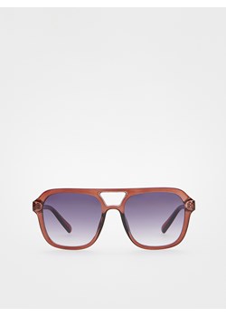 Reserved - Okulary przeciwsłoneczne AVIATOR - brązowy ze sklepu Reserved w kategorii Okulary przeciwsłoneczne męskie - zdjęcie 172269901
