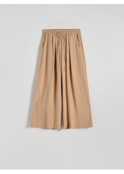 Reserved - Spodnie culotte z modalu - brzoskwiniowy ze sklepu Reserved w kategorii Spodnie damskie - zdjęcie 172269911